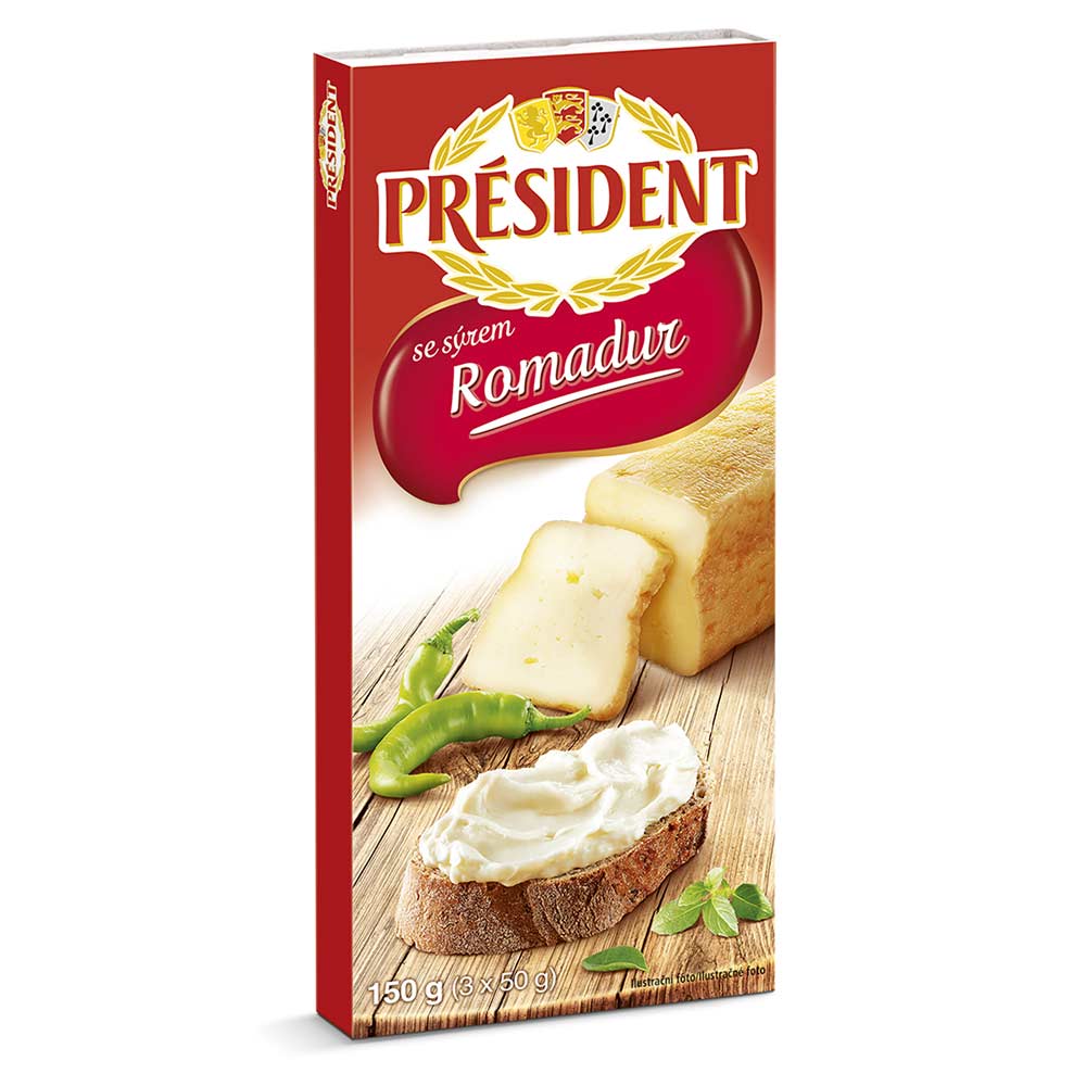 Président se sýrem Romadur